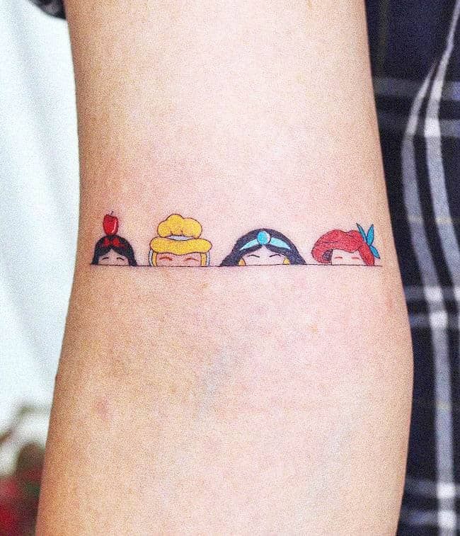 Disney Princess Tattoo 66