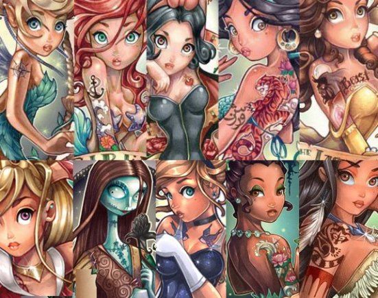 Disney Princess Tattoo 98