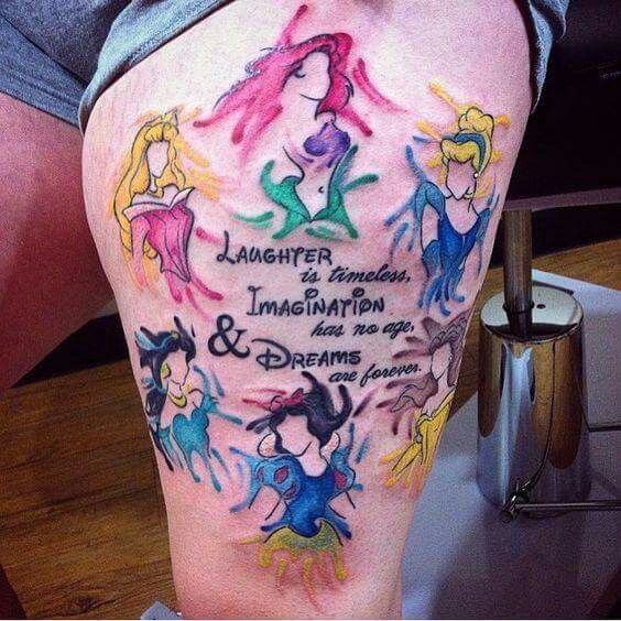 Disney Princess Tattoo 99