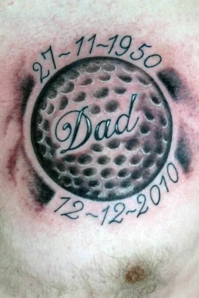 Golf Tattoos 40