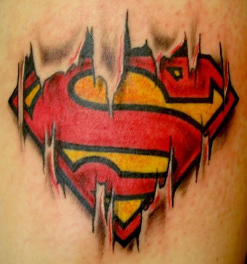 Superman Tattoos 169