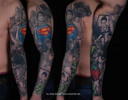 Superman Tattoos 196