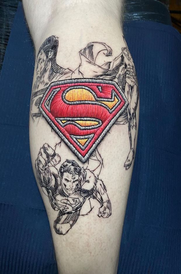 Superman Tattoos 48