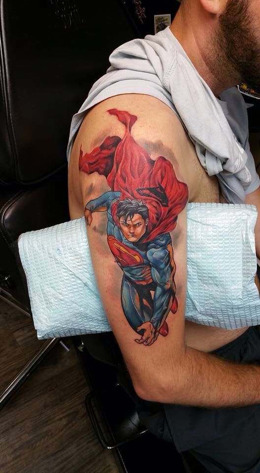 Superman Tattoos 90
