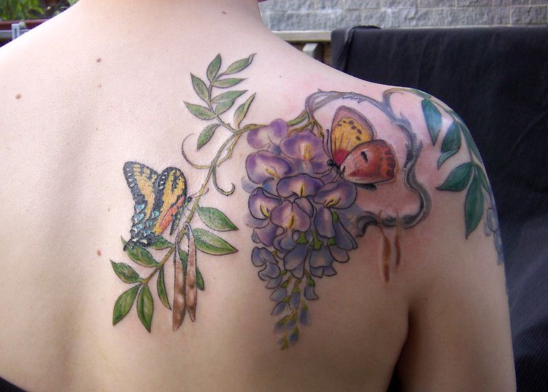 Wisteria Tattoos 110