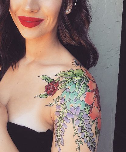 Wisteria Tattoos 156