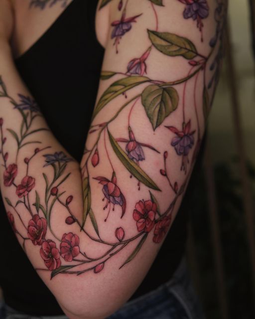 Wisteria Tattoos 160