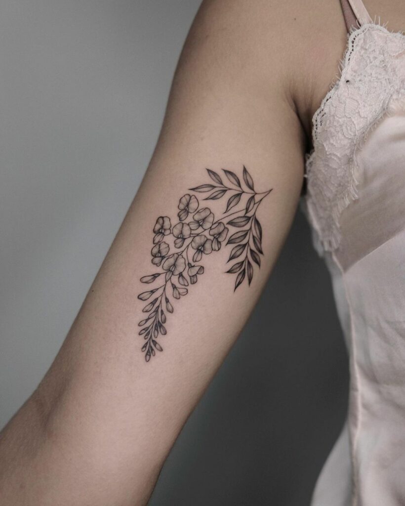 Wisteria Tattoos 60