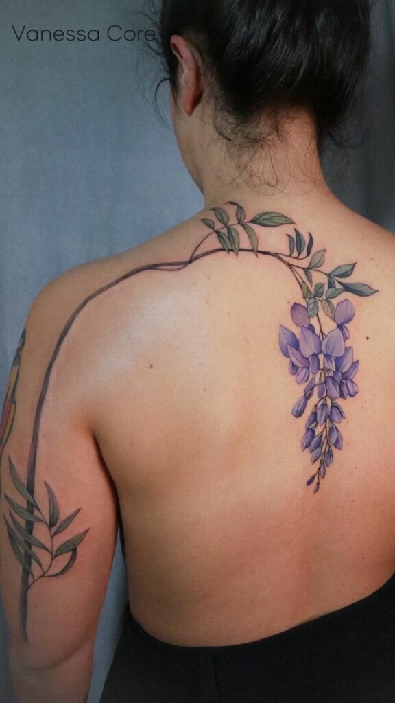 Wisteria Tattoos 76