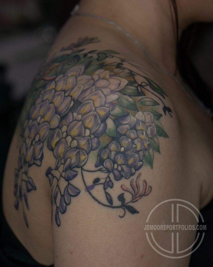 Wisteria Tattoos 80