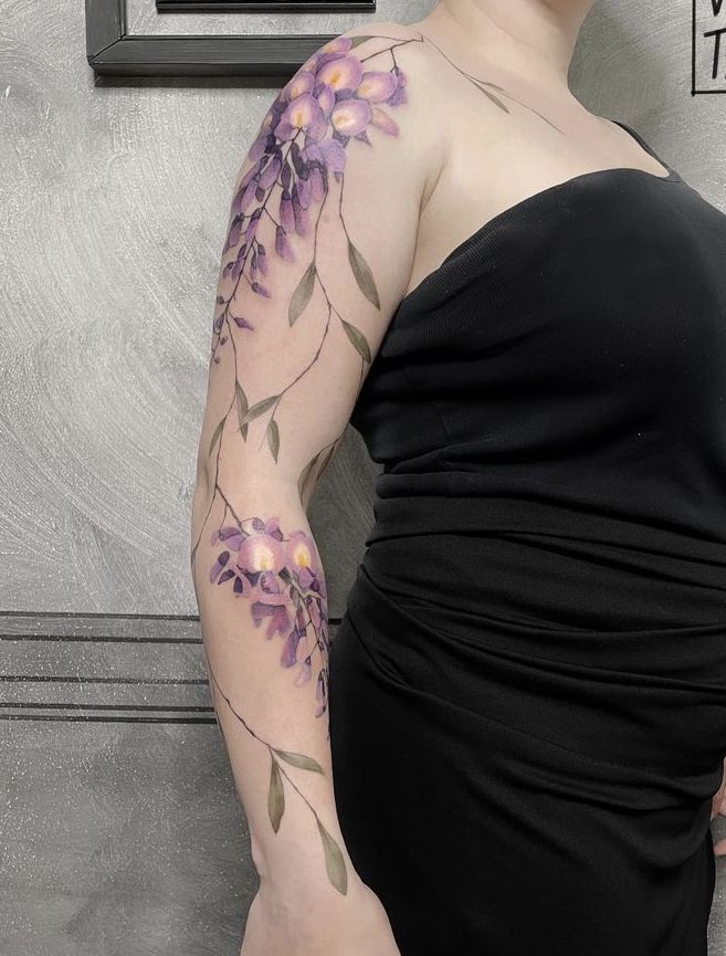 Wisteria Tattoos 89