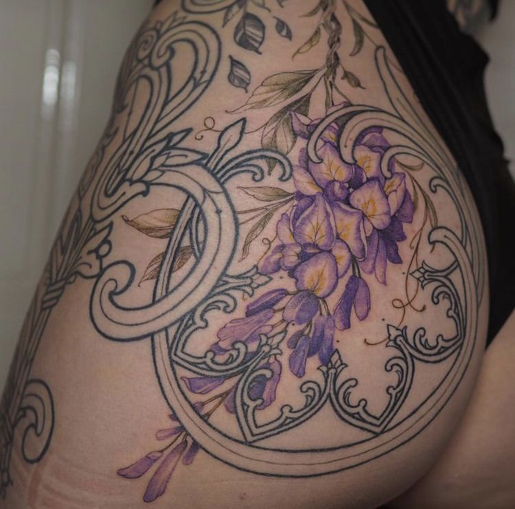 Wisteria Tattoos 94