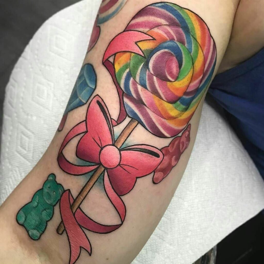 165+ Colorful Gummy Bear Tattoo Ideas (2024) - TattoosBoyGirl