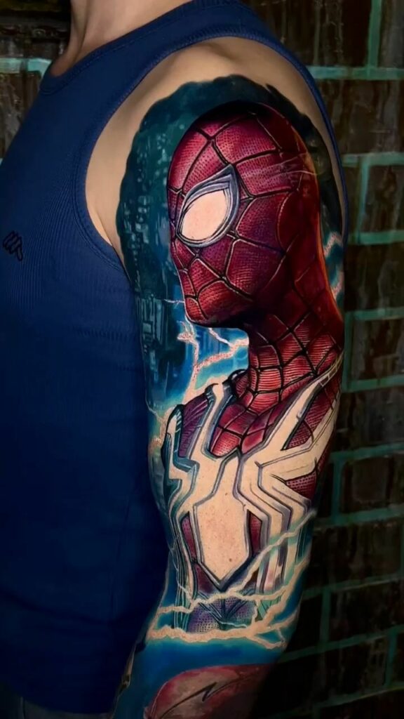 Spider Man Tattoos 110