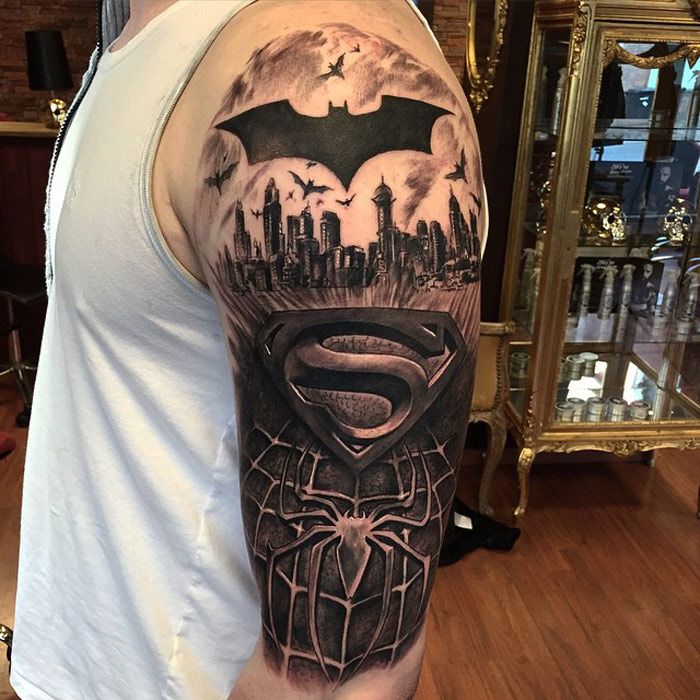 Spider Man Tattoos 115