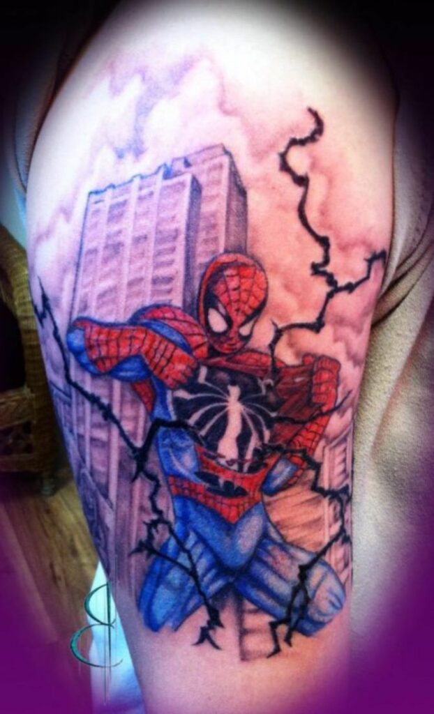 Spider Man Tattoos 119