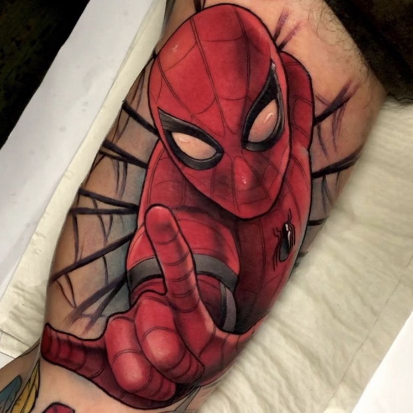 Spider Man Tattoos 150