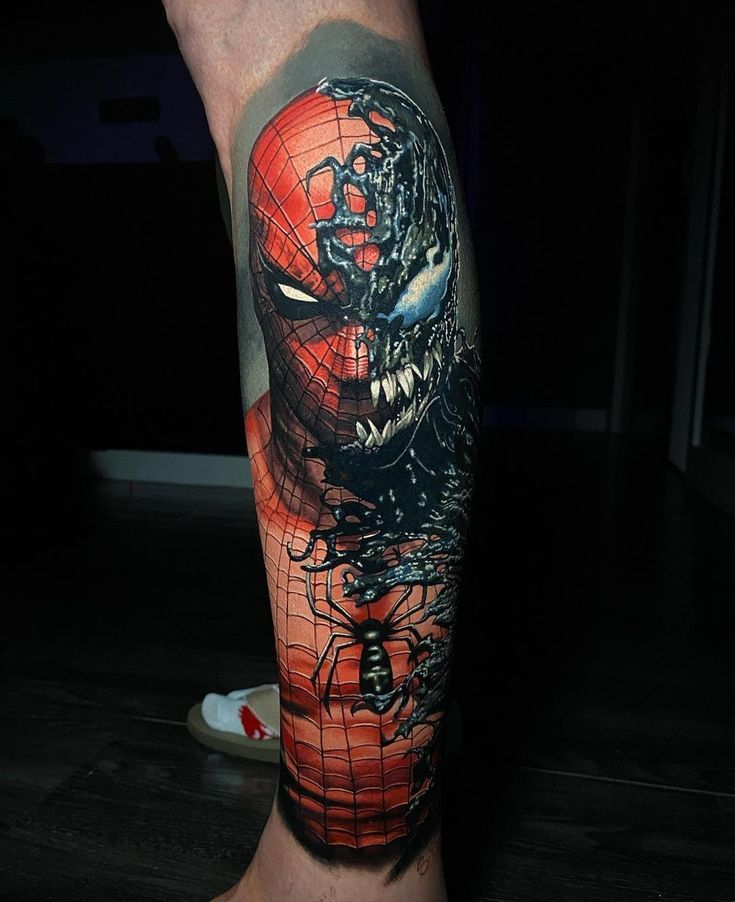 Spider Man Tattoos 165