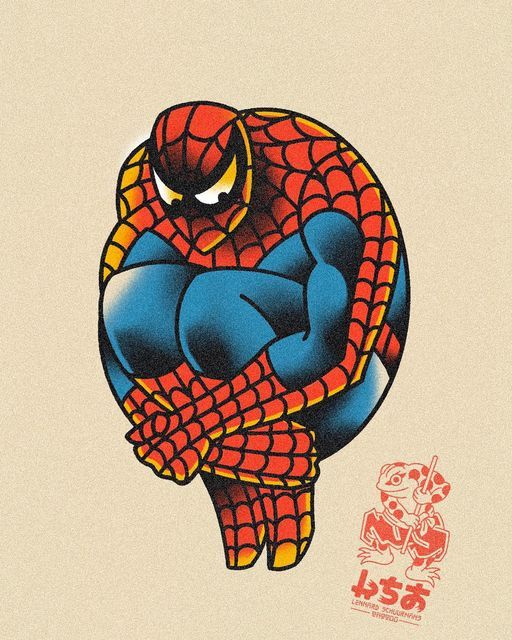 Spider Man Tattoos 168