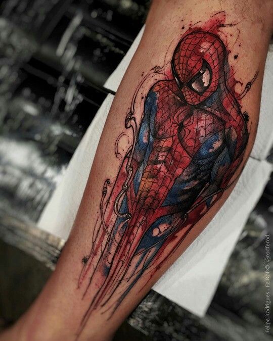 Spider Man Tattoos 175