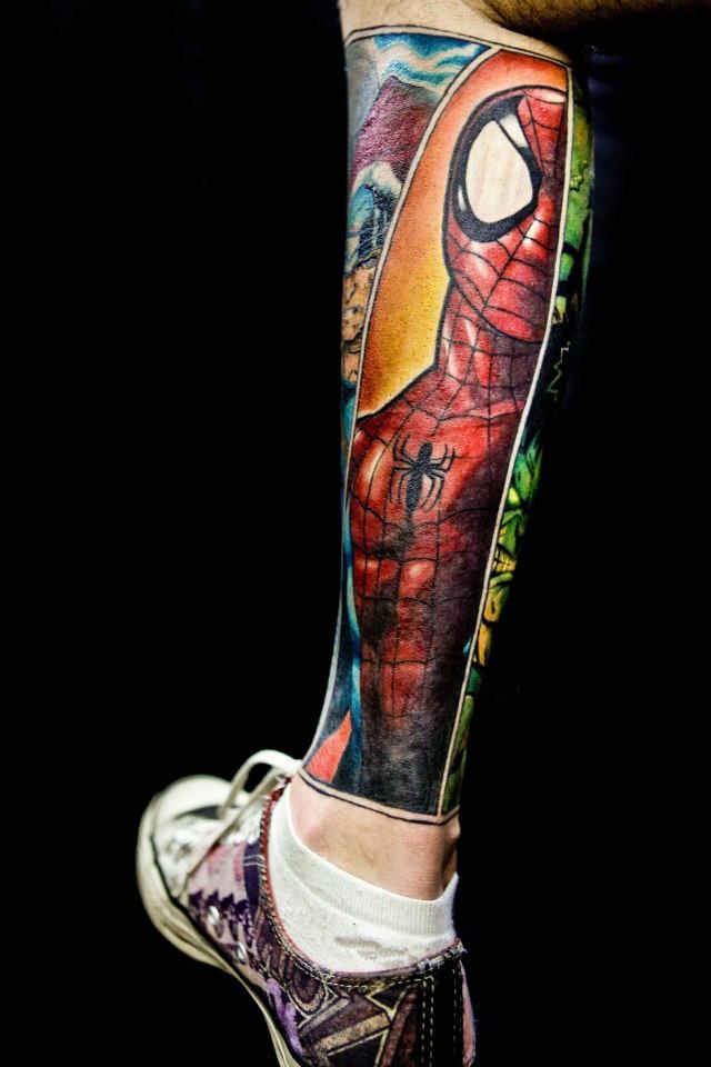 Spider Man Tattoos 182