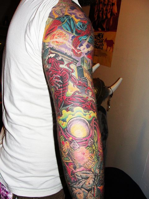 Spider Man Tattoos 197