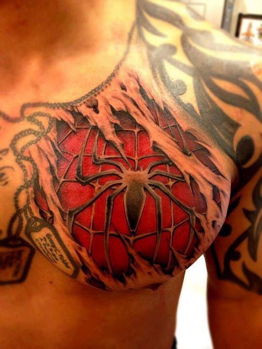 Spider Man Tattoos 198