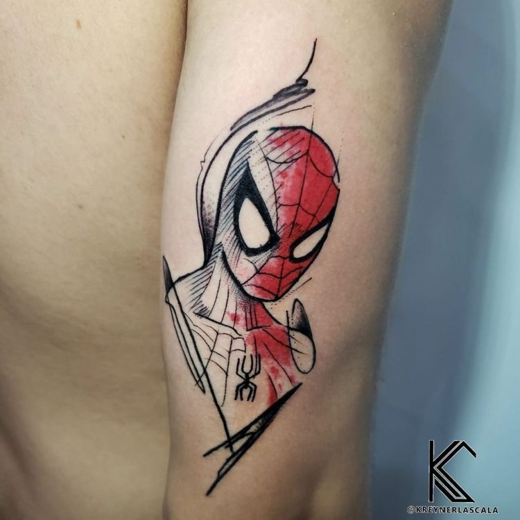 Spider Man Tattoos 199