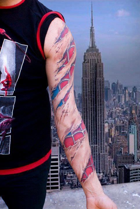Spider Man Tattoos 202