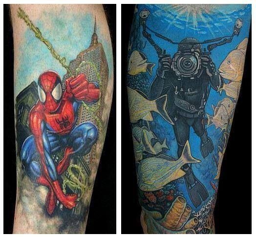 Spider Man Tattoos 206