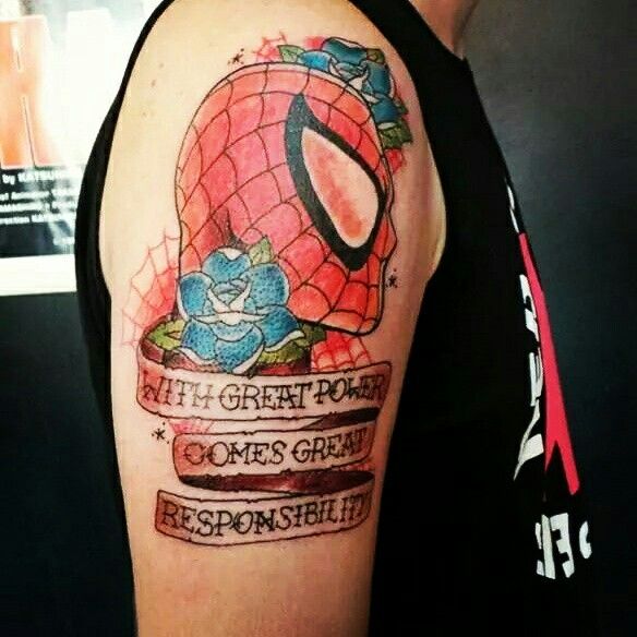 Spider Man Tattoos 207