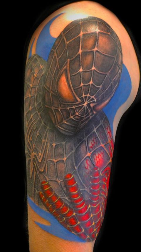 Spider Man Tattoos 213