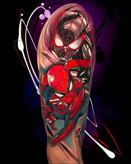 Spider Man Tattoos 217