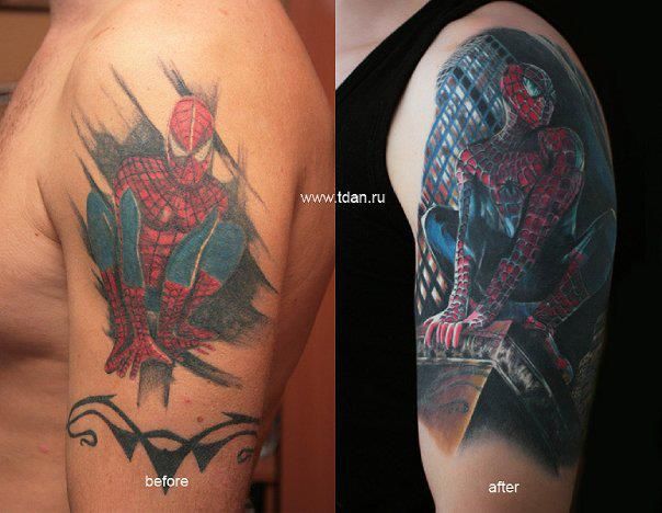 Spider Man Tattoos 224