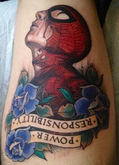 Spider Man Tattoos 231