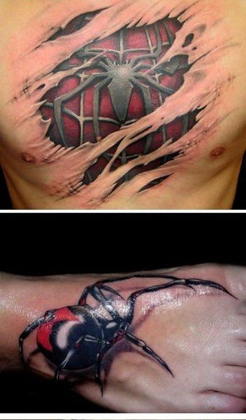 Spider Man Tattoos 243