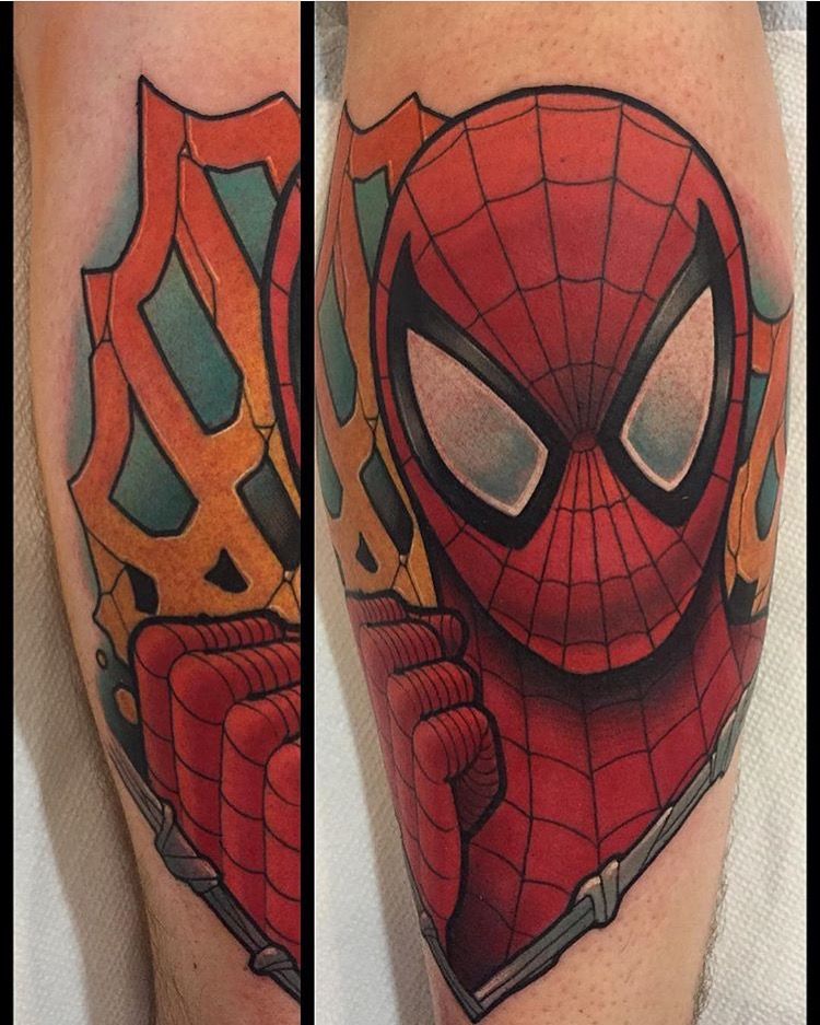 Spider Man Tattoos 91