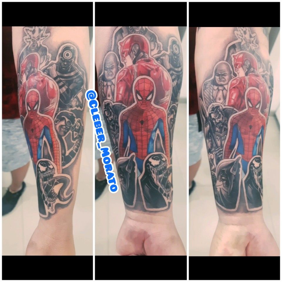 Spider Man Tattoos 92