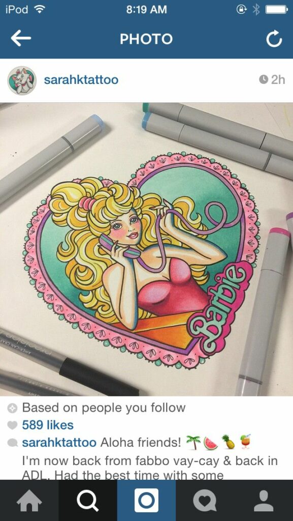Barbie Tattoo 30