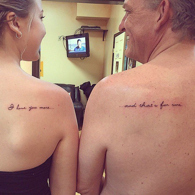 Father Daughter Tattoos 105