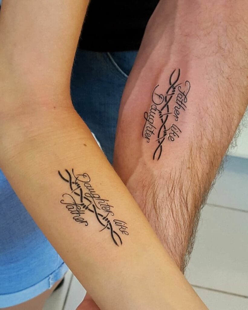 Father Daughter Tattoos 113