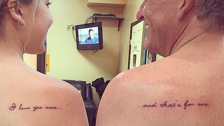 Father Daughter Tattoos 169