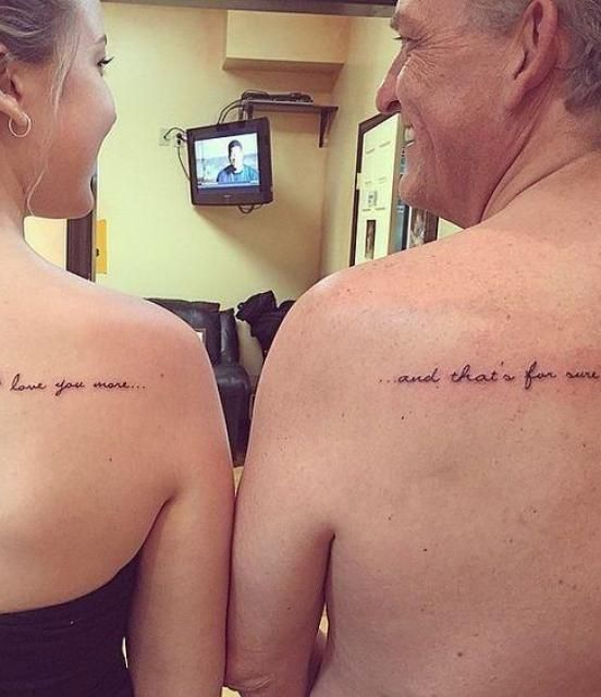 Father Daughter Tattoos 178
