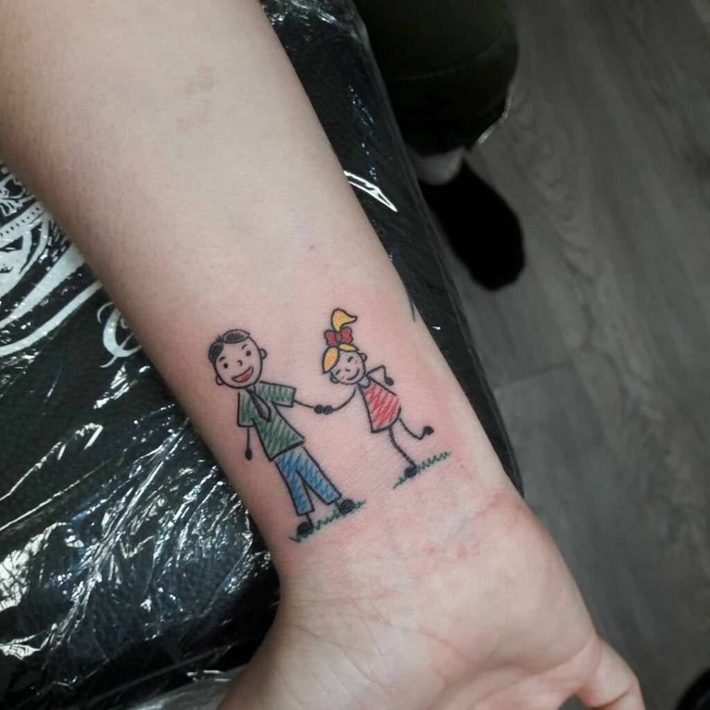 Father Daughter Tattoos 73