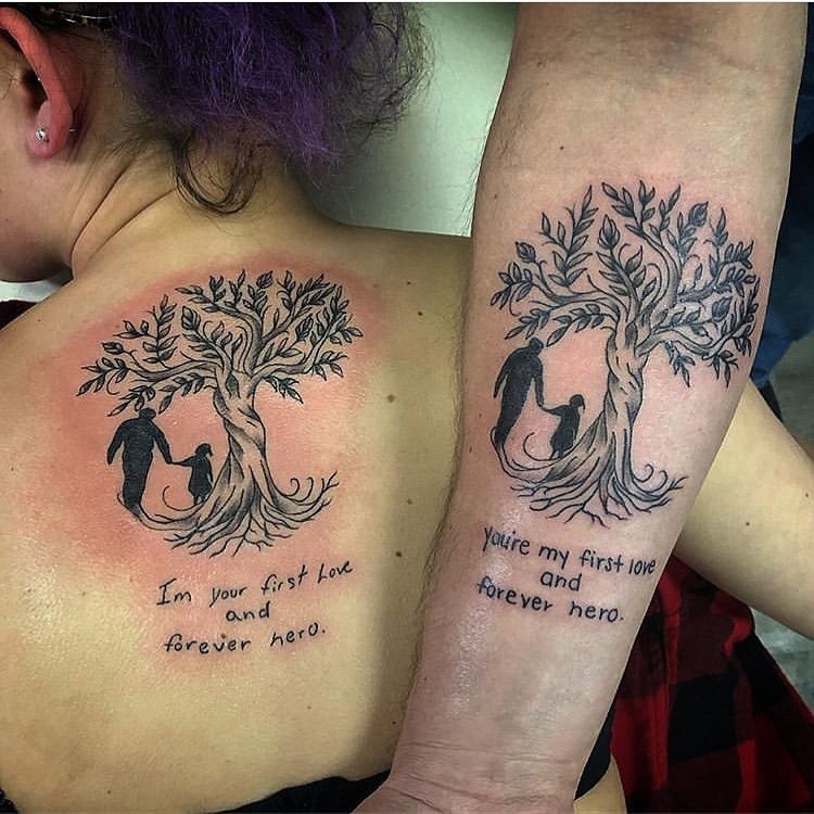 Father Daughter Tattoos 77