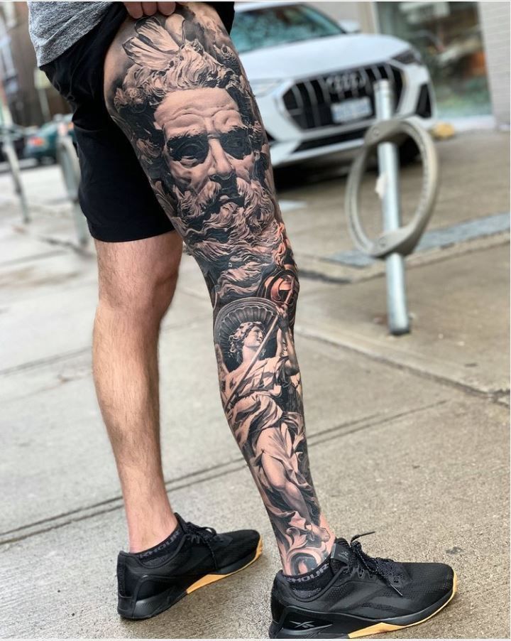 Leg Sleeve Tattoos 102
