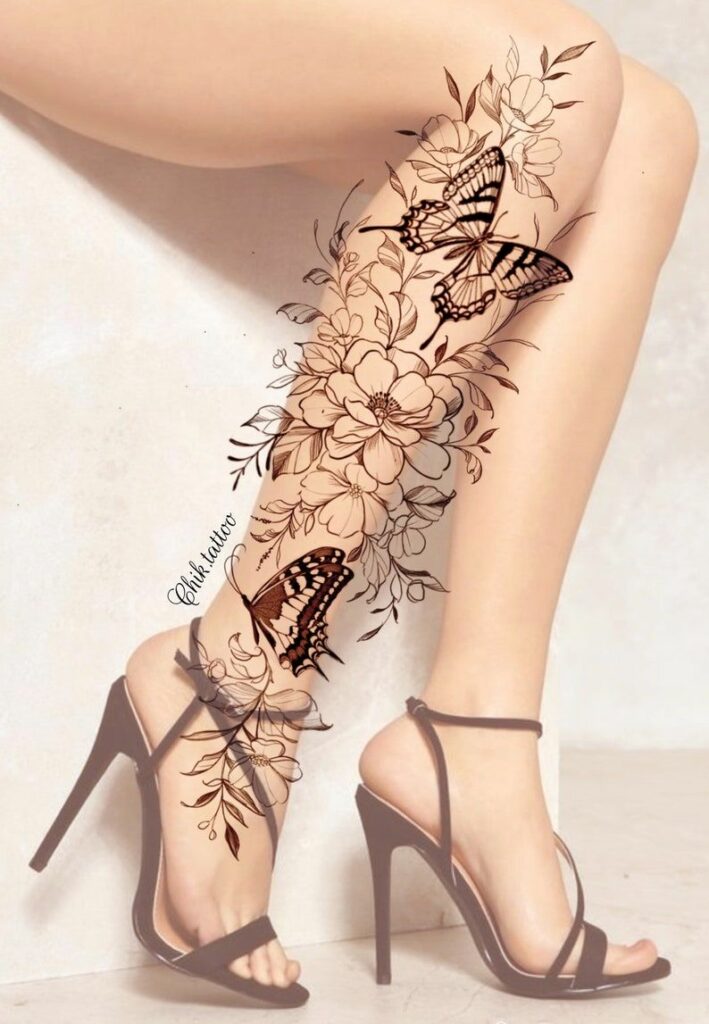 Leg Sleeve Tattoos 104