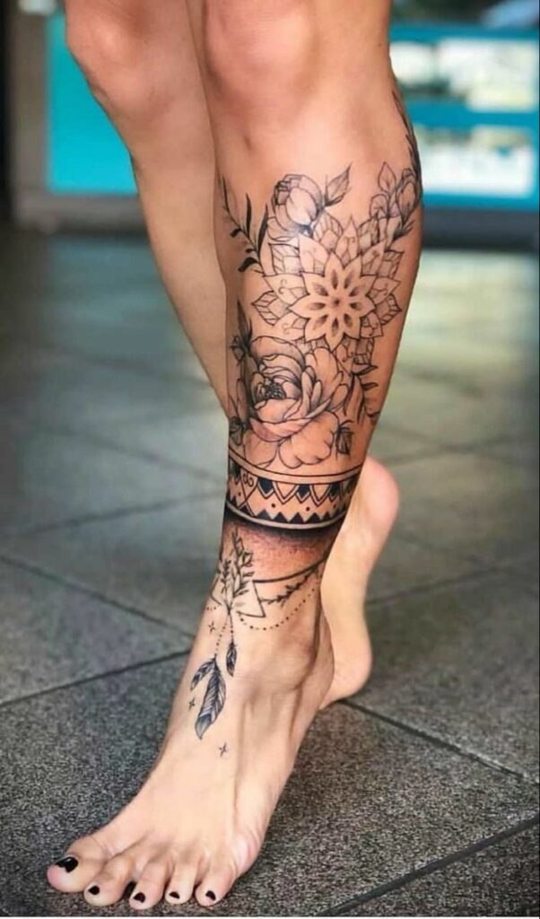 Leg Sleeve Tattoos 107