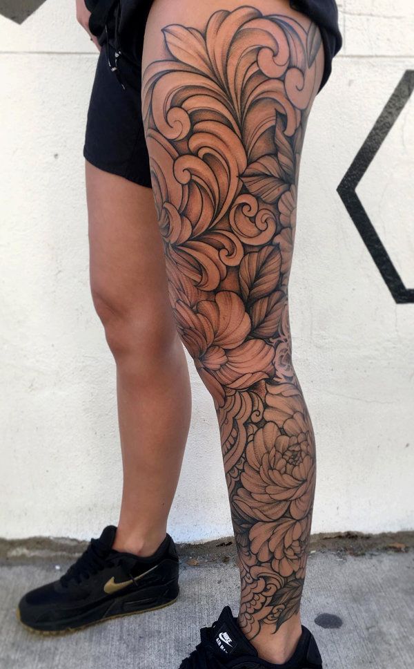 Leg Sleeve Tattoos 120