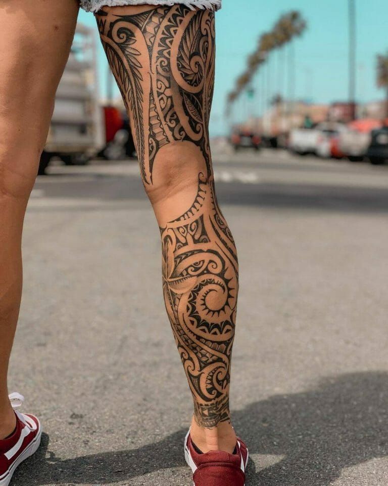 Leg Sleeve Tattoos 131